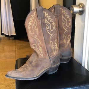 Genuine leather cowgirl boots